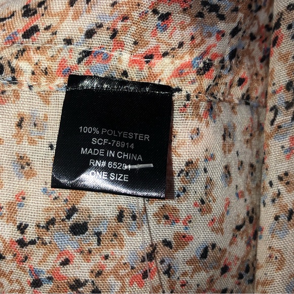 NWT Accessory Collective print infinity scarf - Picture 7 of 8